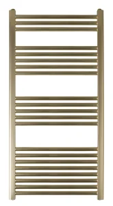 Just Taps Vos Radiator Brushed Brass 1200 X 600