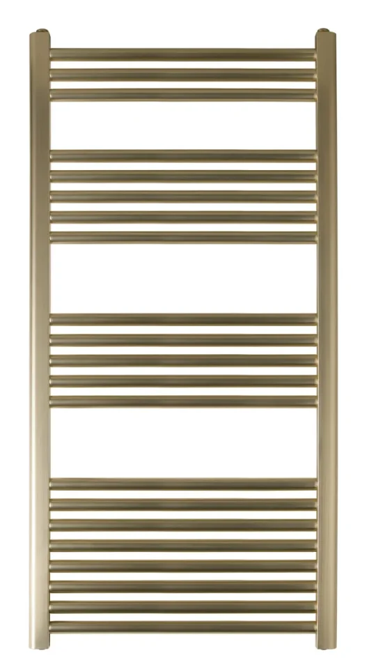 Just Taps Vos Radiator Brushed Brass 1200 X 600 product image - Image 1