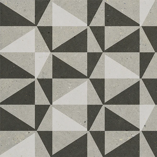 European Tiles Stone Grain DECOR F 60 X 60 Rectified Matte Tile