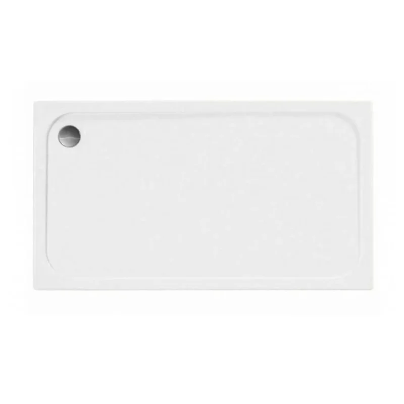 April Waifer Rectangular 1500 x 700mm ABS Shower Tray White product image - Image 1