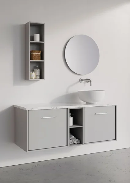 Crosswater Infinity Worktop 1210 Carrara Marble Effect