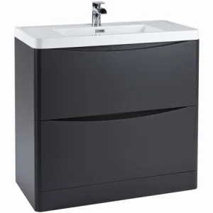 Scudo Bella 900 Floor Cabinet Graphite Grey
