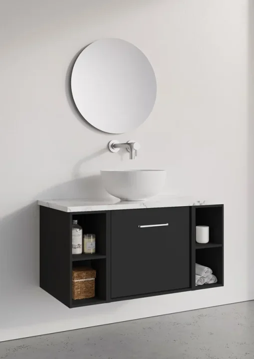 Crosswater Infinity Worktop 910 Carrara Marble Effect product image - Image 1