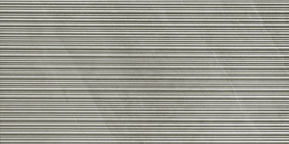 European Tiles Slate Stone GREIGE RIBBED 30 X 60 Rectified Matte Tile detail view - Image 2