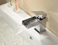 Cubico Cascata Waterfall Basin Mixer Inc Click Clack Waste (z05)