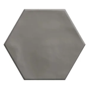 European Tiles Shaped Marble Geometry Hex Matt Grey Floor Tile 15x17.3cm