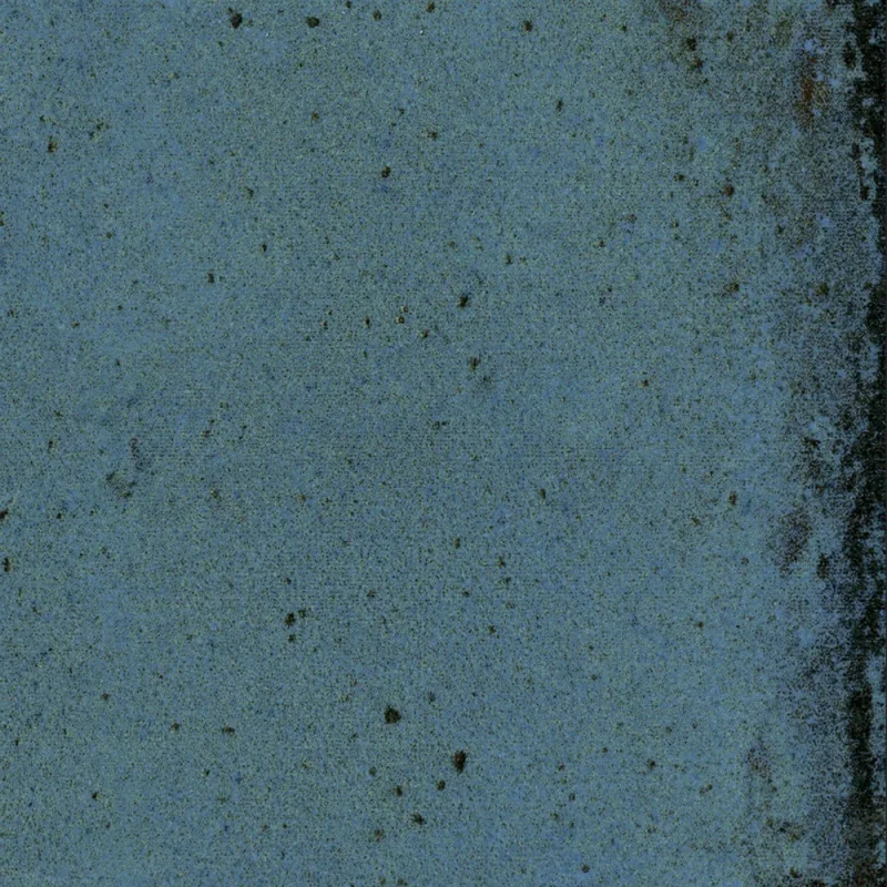 European Tiles Artisan Blue Porcelain Matt Wall & Floor Tile 10x10cm detail view - Image 3