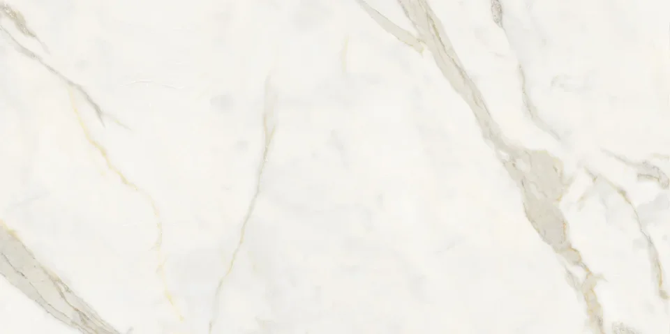 European Tiles Calacatta Top White Matt Wall & Floor Tile 60x120cm detail view - Image 7