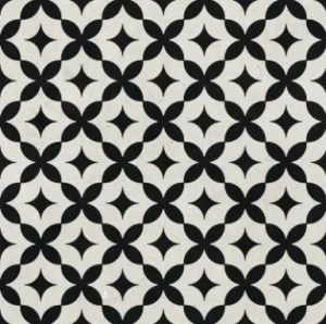 European Tiles La Boheme Alice Porcelain Matt Floor & Wall Tile 20x20cm