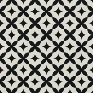 European Tiles La Boheme Alice Porcelain Matt Floor & Wall Tile 20x20cm product image - Image 1