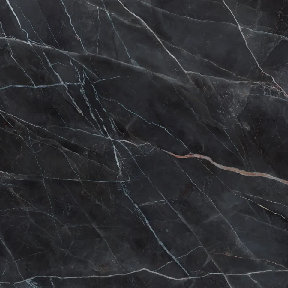 European Tiles Charmo Calacatta Black 120 X 120cm Polished Wall & Floor Tile detail view - Image 4