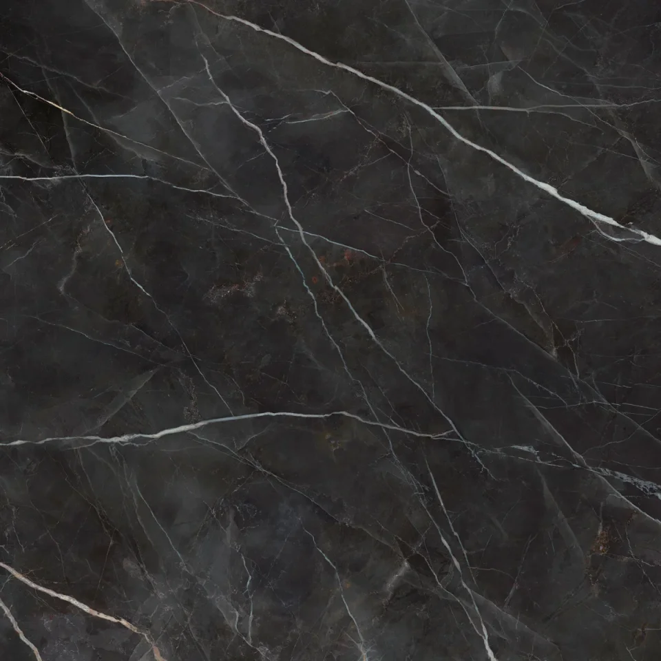 European Tiles Charmo Calacatta Black 120 X 120cm Polished Wall & Floor Tile detail view - Image 5