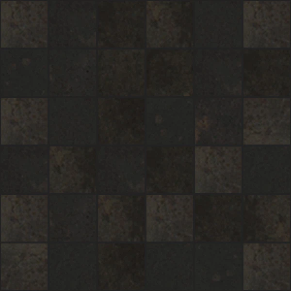European Tiles Metallo IRON MOSAIC 30 X 30 Tile