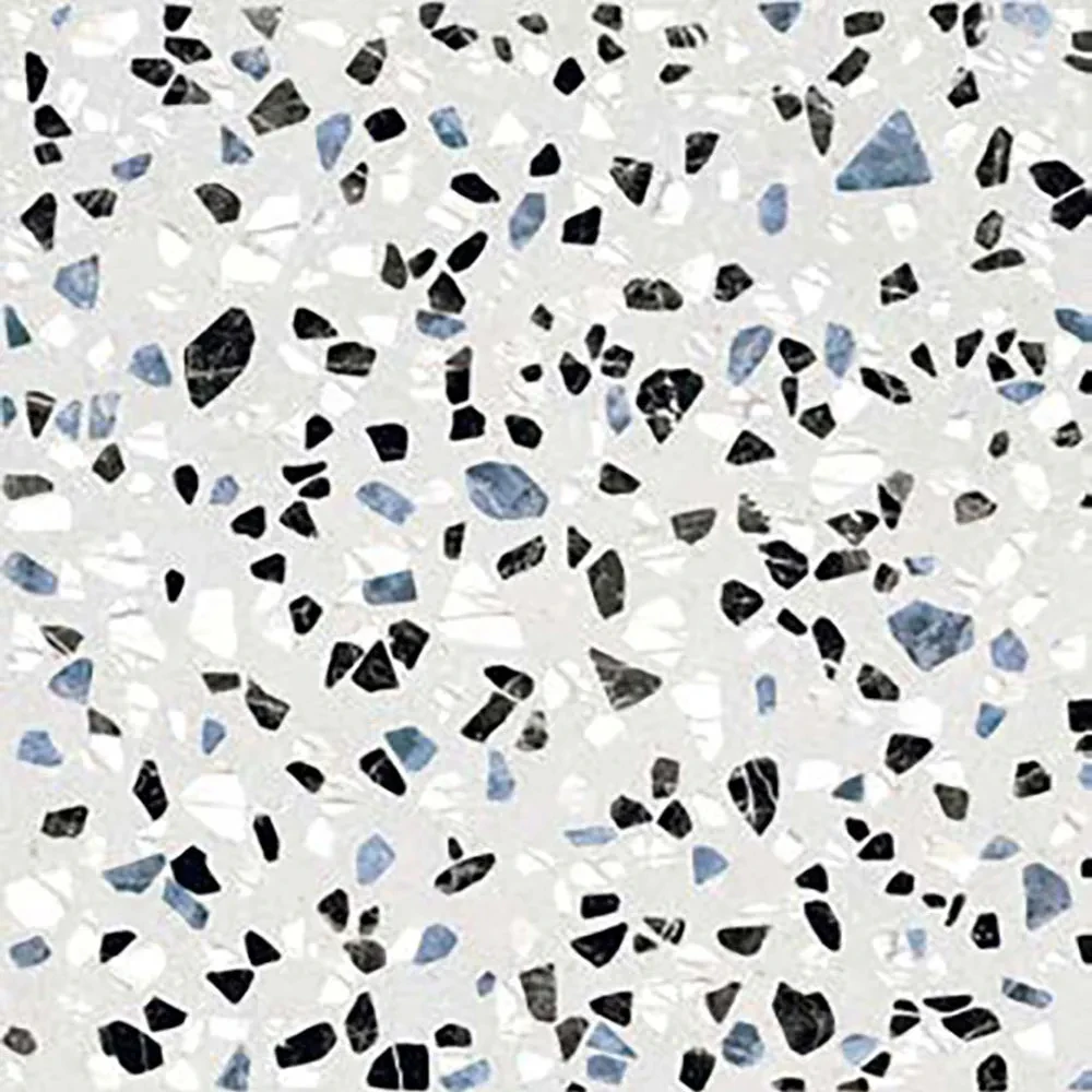 European Tiles Terrazzo White Matt Porcelain 20x20cm Tile