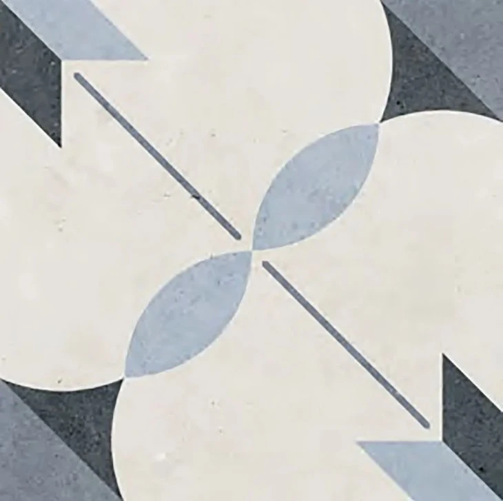 European Tiles La Boheme Chantal 20x20 Matt Floor and Wall Tile 