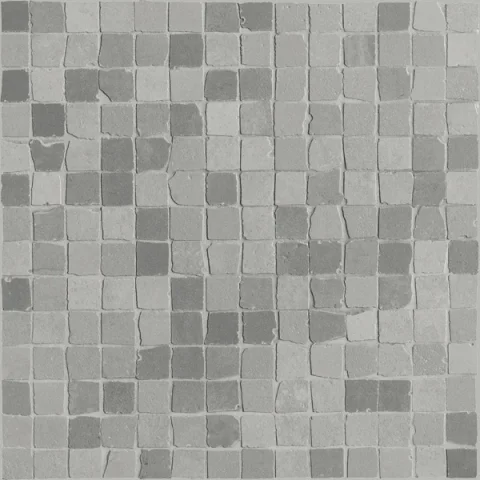 European Tiles Metallo ZINC MOSAIC METAL 30 X 30 Tile detail view - Image 2