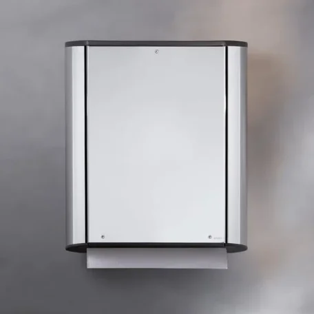 Keuco Plan Paper Hand Towel Dispenser Chrome detail view - Image 3