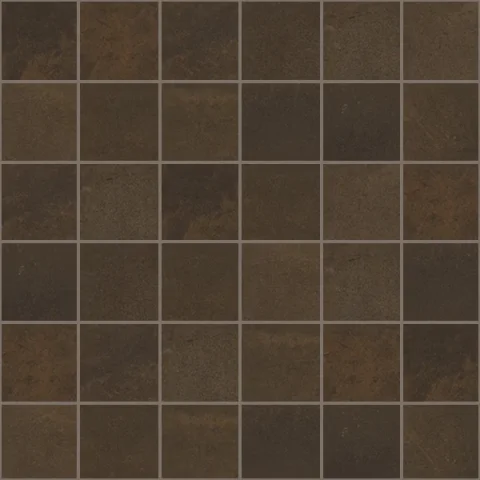 European Tiles Metallo CORTEN MOSAIC 30 X 30 Tile product image - Image 1
