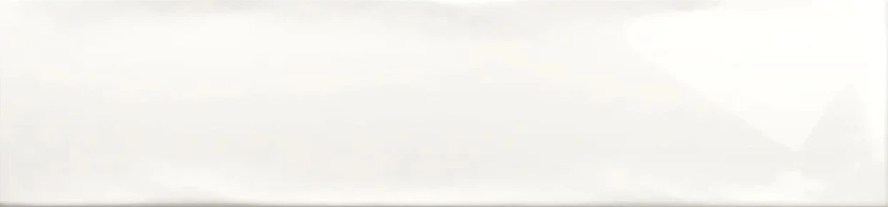 European Tiles Atlantic White Gloss Ceramic 7.5x30 Tile