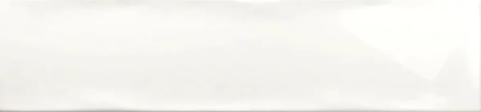 European Tiles Atlantic White Gloss Ceramic 7.5x30 Tile product image - Image 1