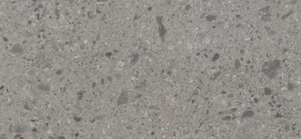 European Tiles Terrazzo GREY 6MM 120 X 260 Rectified Matte Tile detail view - Image 2
