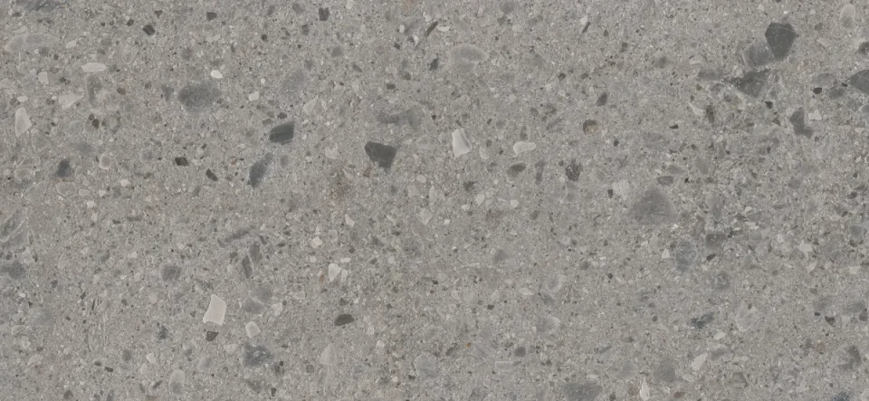 European Tiles Terrazzo GREY 6MM 120 X 260 Rectified Matte Tile detail view - Image 4