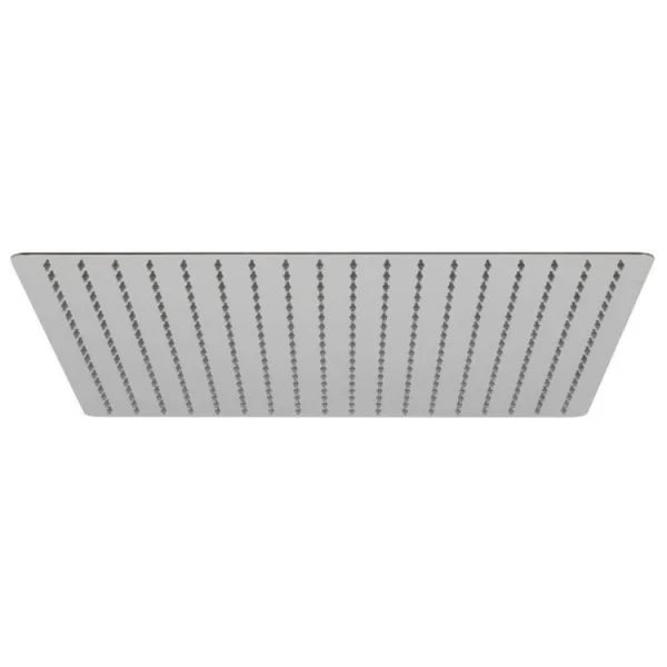 Vado Aquablade Single Function Easy Clean Slim Line Square Shower Head, 500mm (20") Chrome