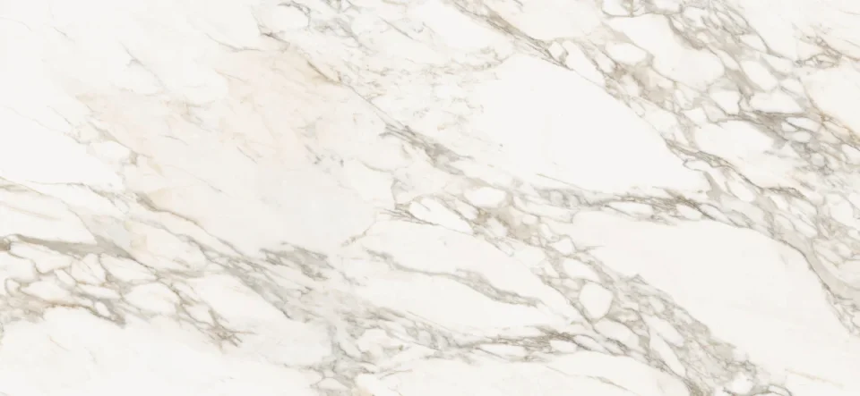 European Tiles Marmo CALACATTA GOLD 6MM 120 X 260 Continuous Viewing Rectified Matte Tile detail view - Image 2