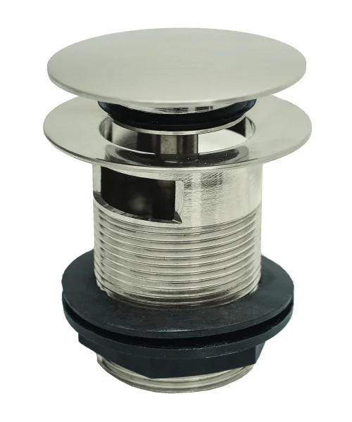 Bc Designs Push Down Bath Waste 70mm (slotted) Brushed Nickel