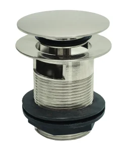 Bc Designs Push Down Bath Waste 70mm (slotted) Brushed Nickel
