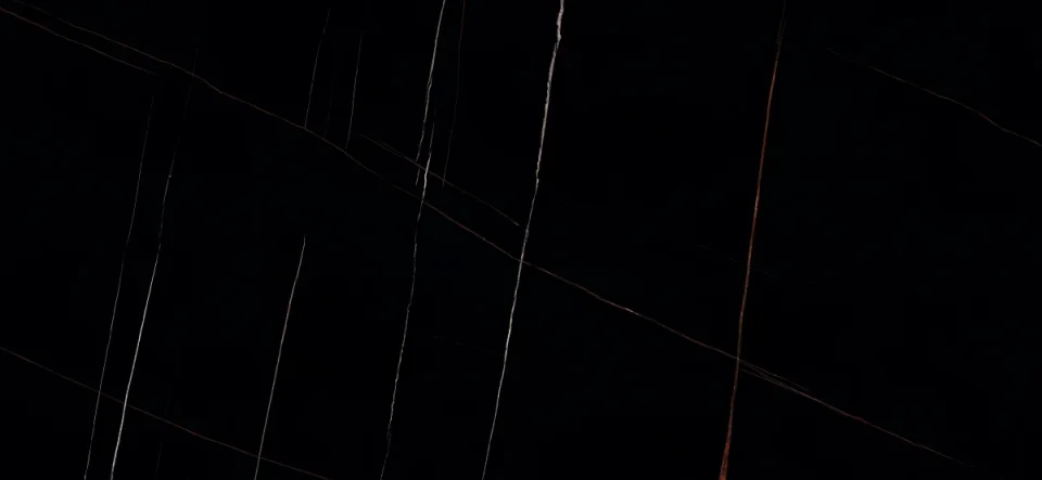 European Tiles Marmo SAHARA NOIR 6MM 120 X 260 Rectified Polished Tile detail view - Image 7
