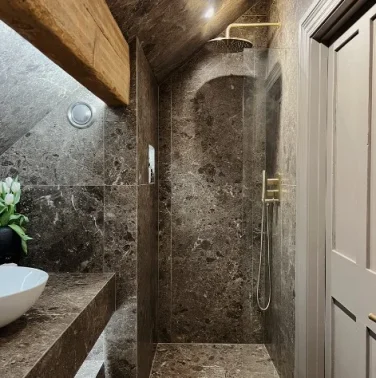 Crosswater One Box Showering Mpro Bundle 1510 Brushed Brass detail view - Image 2