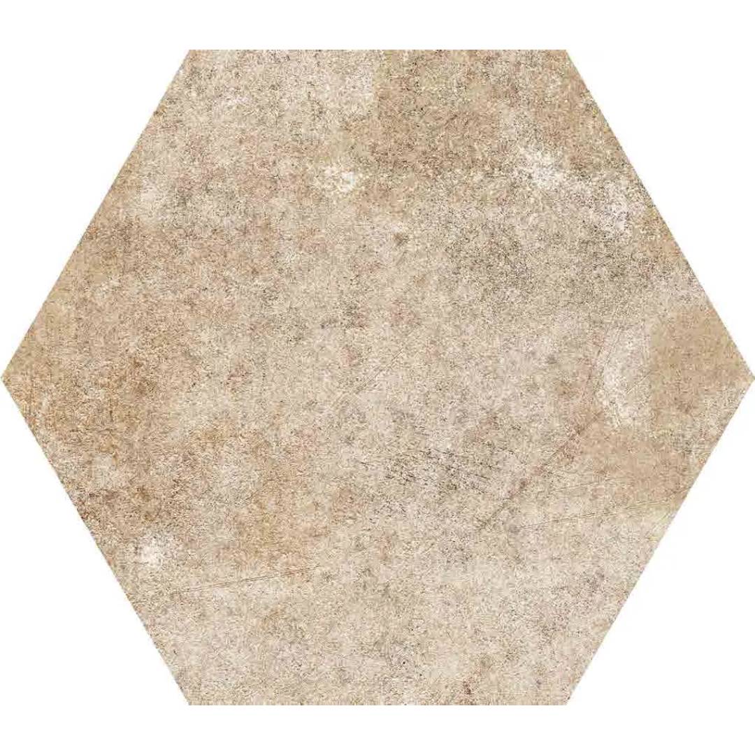 European Tiles Cement Hex Sand Matt Floor Tile 15x17.3cm