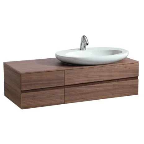 Laufen Alessi Vanity Unit 120 Cm, Right Hand - Noce Canaletto product image - Image 1