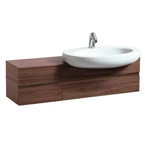 Laufen Alessi Vanity Unit 120 Cm, Right Hand - Noce Canaletto product image - Image 1