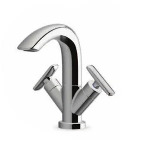 Laufen Curve Prime 2 Tap Holes Basin Mixer Chrome