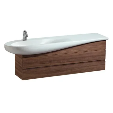 Laufen Alessi One Vanity Unit 135 Cm, For Countertop Basin - Noce Canaletto product image - Image 1