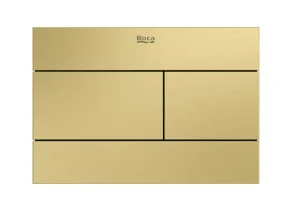 Roca Ps2 Dual Flush Plate - Brushed Brass
