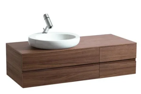 Laufen Alessi Vanity Unit 120 Cm, Left Hand - Noce Canaletto product image - Image 1