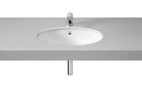 Roca Berna Under Counter Basin 56.4 X 42.4 No Tap Hole - White