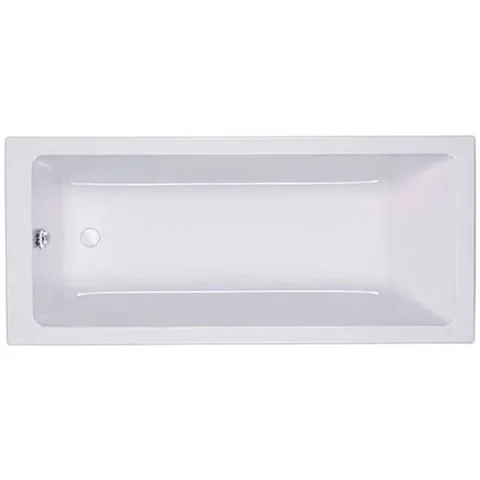 Roca The Gap Bath 160 X 70 Cm No Tap Hole - White detail view - Image 3