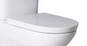 Roca Colina Lacquered Soft Close Seat, Quick Release, Top Fix - White