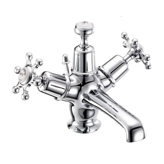 Burlington Burlinton Qt 1th Basin Mixer + Puw (no Heads) Chrome product image - Image 1