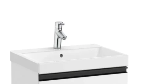 Roca The Gap Vanity Basin 60 X 46 Cm One Tap Hole - White product image - Image 1