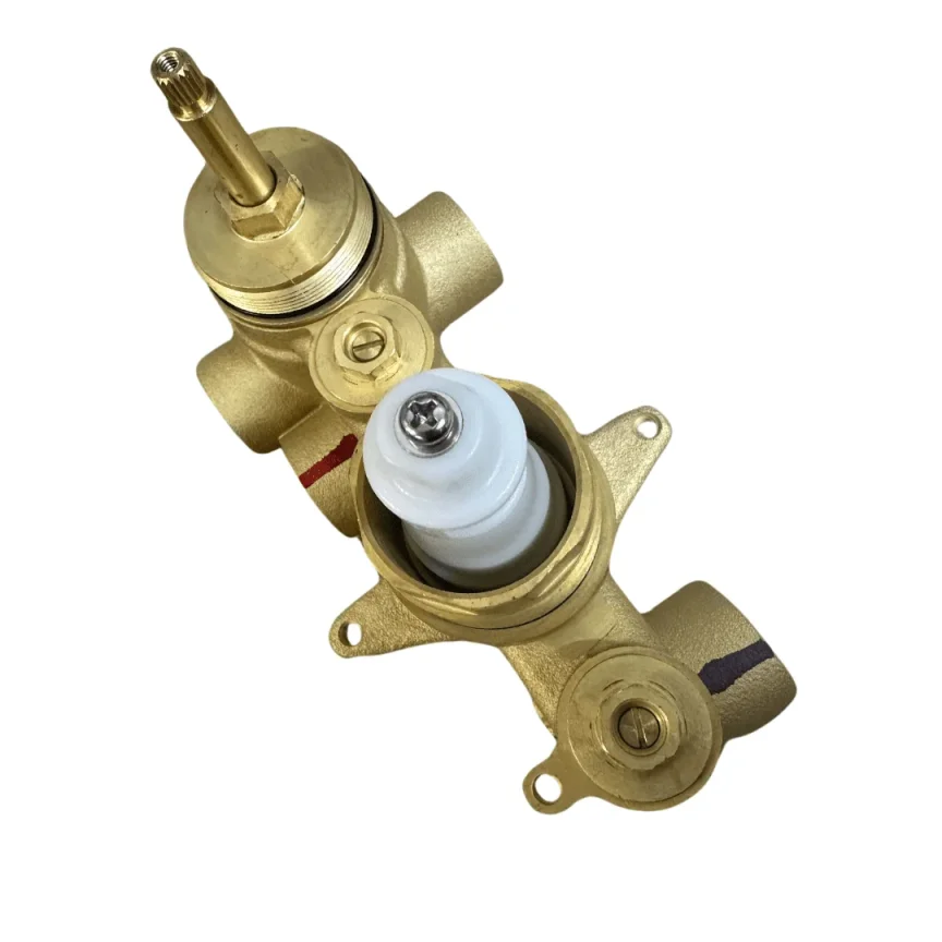 Crosswater 2 Way Diverter Valve Body With Chrome Collar product image - Image 1