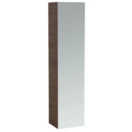 Laufen Alessi Tall Mirror Cabinet - Noce Canaletto