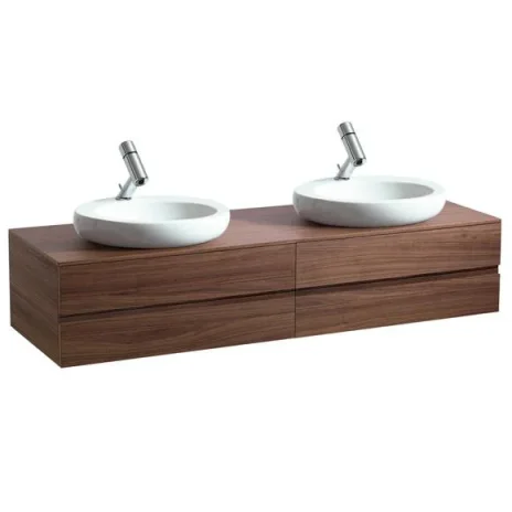 Laufen Alessi Vanity Unit 16 Cm - Noce Canaletto product image - Image 1