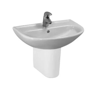 Laufen Pro Compact Basin 55 X 40cm One Tap Hole - White product image - Image 1
