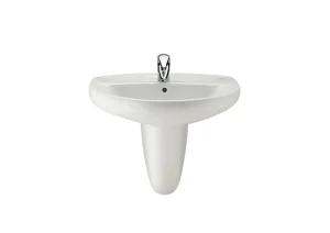 Roca Laura Wall Hung Basin 520 X 410mm - 1 Taphole
