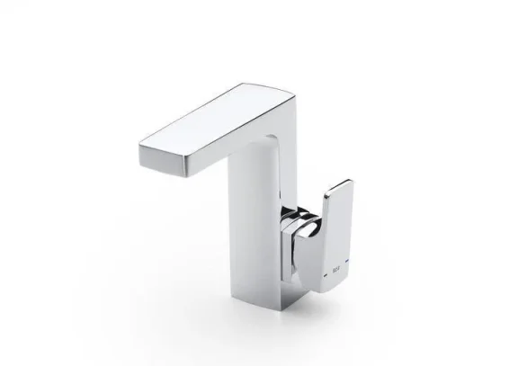 Roca L90 Basin Mixer With Pop-up Waste, Lateral Handle product image - Image 1
